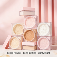 Polvo Mineral Fijador de Maquillaje de Larga Duración, Control de Grasa, Cobertura Total, Vegano, Etiqueta Privada