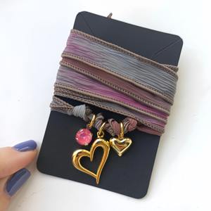 INS Hot Sale Minimal schmaler Schal Gestrickte Halskette Nische Edelstahl Herz Kreuz Anhänger Halskette für Frauen - Product Image 3