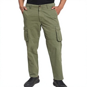 Pantalones Cargo de Alta Calidad con Logotipo Personalizado, Pantalones Cargo de Tallas Grandes con Múltiples Bolsillos para Hombre, Pantalones Casuales - Product Image 1