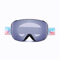 Lunettes de ski polarisées Snowledge avec lentilles interchangeables magnétiques UV400, monture intégrale, sangle réglable pour le ski