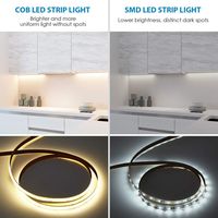 Bande de lumière LED 220 V SMD 5050 60Led/m IP67 étanche bande LED blanche chaude 220 V Volt bande LED pour chambre chambre à coucher