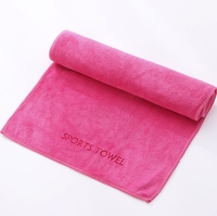 Serviette de sport en microfibre de haute qualité avec logo personnalisé Serviette de sport super absorbante Serviette de sport fitness pour adultes pour la plage