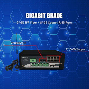 ギガビット2101001000Mファイバー8101001000 Base T銅PoE 30WDC48Vコンピューティングエッジインテリジェントゲートウェイ - Product Image 3
