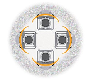 Antenna a Doppia Polarizzazione a Lungo Raggio 12Km 20dBi, PTP/PTMP <span class=keywords><strong>DLB</strong></span> 5-90-20ac 5GHz 2x2 MIMO CPE, Punto di Accesso Wireless Esterno, Bridge - Product Image 3