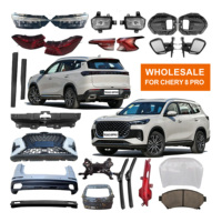 Kit Part Bodi Mobil Lengkap Grosir: Bumper, Grille, Lampu Depan, Lampu Belakang, Spion untuk Chery Tiggo 8 Pro Plus 2022 2023 2024