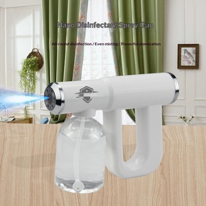 Pistola de Pulverización Nano Portátil de Material ABS con Luz Azul para Desinfección, Atomizador Recargable de Mano para Uso en el Hogar y la Oficina - Product Image 4