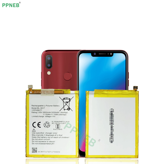 Original BL-30VT Internal Mobile Phone Replacement for Tecno Camon 11 Pro Sky2 POP2 Pro Rechargeable Li-ion Polymer Battery
