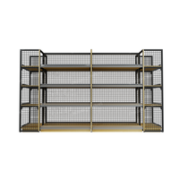 Étagères de présentation de magasin de détail de conception moderne de haute qualité, rayonnages de supermarché, mobilier d'intérieur, présentoir métallique personnalisé
