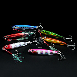10g 15g 20g 30g 40g 50g 60g metallo Jigging esca di fusione di metallo artificiale con ganci di assistenza - Product Image 4