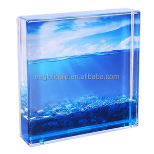 Printing Decorative <strong>Perspex</strong> Tabletop Protector Clear Double Sided Square <strong>Picture</strong> Block Transparent Acrylic Photo <strong>Frame</strong> - Product Image 2