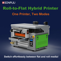 Impresora UV DTF de Cama Plana de Alta Precisión SONPUU 4060 con Cabezal de Impresión I3200 para Materiales Flexibles y de Tipo Huevo, Máquina Automática de Etiquetas/Tarjetas de Rollo a Rollo