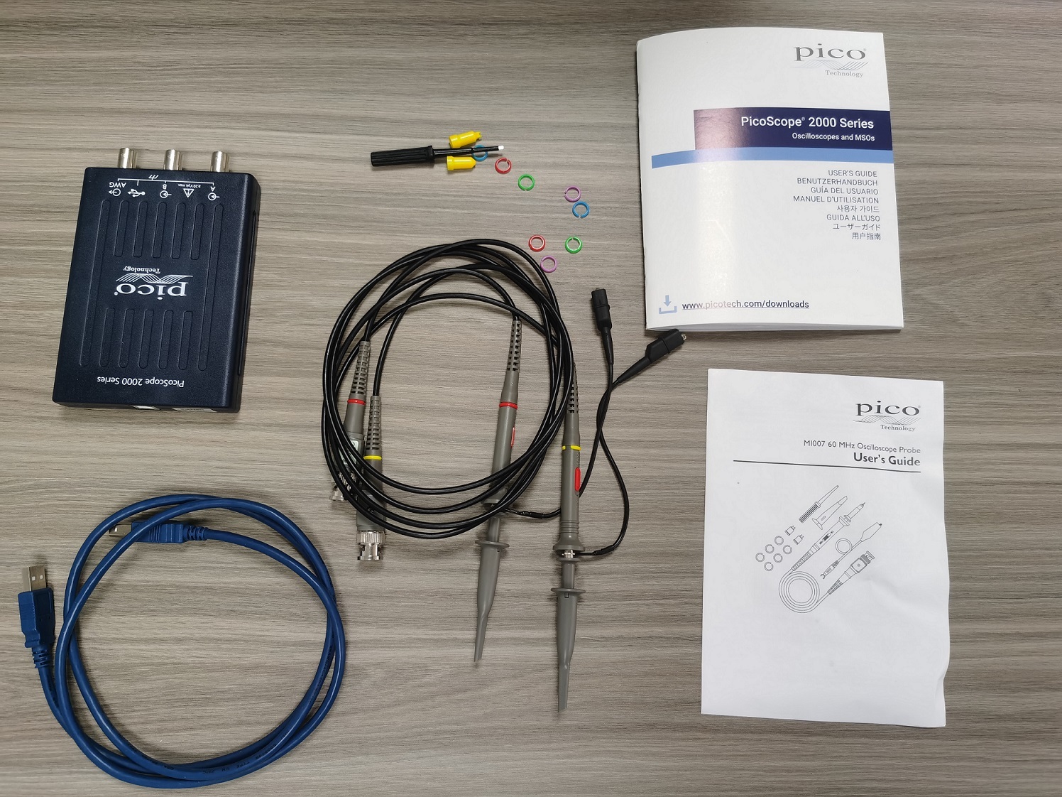 PicoScope 2204A USB Oscilloscope 2 Channel 10MHz with Probes for 