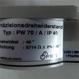 Potentiomètre rotatif de précision FSG PW 70 A IP 40 5714 Ohm 40 degrés, pièce de rechange pour contrôle industriel - Product Image 1