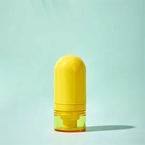 Botol tabung semprot tanpa udara Warna macaron terbalik kosong, 15ml 30ml 50ml dengan semprotan kabut halus
