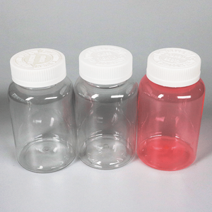 Botella de plástico para tableta de PET de 250ml de color personalizado con tapa a prueba de niños de color personalizado - Product Image 5