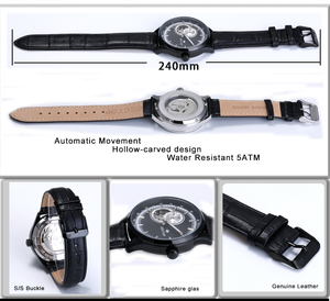 Orologio da polso con cronografo automatico personalizzato con Display analogico <span class=keywords><strong>di</strong></span> lusso da <span class=keywords><strong>uomo</strong></span> - Product Image 4