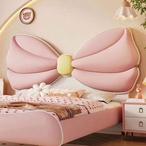 Royal Themed Wood Children's Daybed Cotton Upholstered Headboard Comfortable <b>Space</b> <b>Saving</b> Design Small Bedroom Girls Gift Modern - Product Image 6