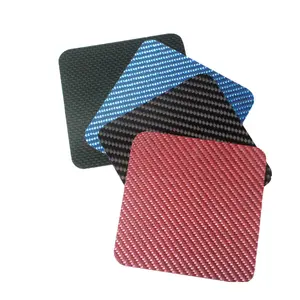 High Quality Custom Color 0.2mm-10mm Cnc 100% 3k Twill Plain Weave Glossy Matte Hard Carbon Fiber Plate Sheet