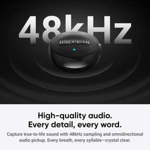 Microphone sans fil Insta360 Mic Air Lavalier (1 émetteur 1 récepteur) à réduction de bruit, portée de 300 m, type C, plastique, iPhone/Android/PC/Mac, Vlog - Product Image 4