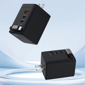 OEM/ODM Multi Charger Phone Tablet Fast Gan Charger 100w 140w Adapter <b>usb</b>-c wall charger with retractable <b>cable</b> - Product Image 2