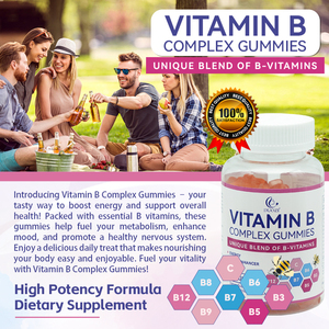 Gomitas de <span class=keywords><strong>Complejo</strong></span> Vitamínico <span class=keywords><strong>B</strong></span> DUOZI, Estimulan el Metabolismo, Alivian el Estrés, Mejoran el Estado de Ánimo, Suplemento Herbal - Product Image 2