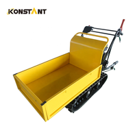 KONSTANT Mini-Dumper Mini-Raupenkipper 300 kg Ladekapazität Selbstladend 6,5 PS Benzinmotor Angetrieben
