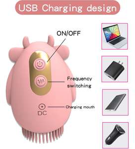 Vibrateur à succion rechargeable pour clitoris, brosse à succion pour clitoris et mamelons, jouet sexuel vibrant pour lécher oralement, pour femmes adultes - Product Image 2