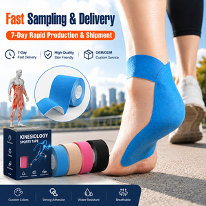 Bande <span class=keywords><strong>de</strong></span> kinésiologie Xingda hypoallergénique pour la course à pied et la récupération des blessures sportives, patchs pour pieds et chevilles à forte adhérence - Product Image 1