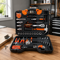 Ensemble d'outils de quincaillerie pour la réparation à domicile et le travail du bois, boîte à outils électrique, édition économique simple