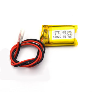 ISO9001 FCC zertifikat 601625 3,7 v 200mah lipo batterie - Product Image 1