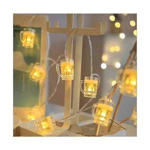 Beer Beverage Night Club Bar Counter Party Design Led Light Battery Operated String Fairy Decorative s