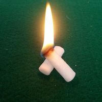 Allume-feu à la cire Tinder pour la randonnée et le camping, léger, allumage rapide, coton flash, manche en bois dur, longue durée de combustion