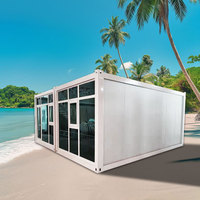 Chine Grèce États-Unis Portugal Kits préfabriqué 40 pieds de luxe 3 chambres à coucher minuscule Casa à vendre prix expédition pliant conteneur maison