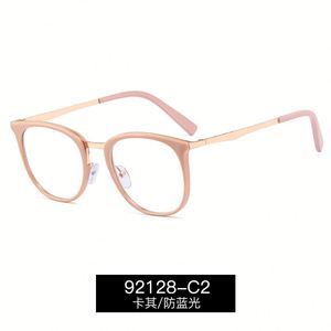 Gafas de Metal Unisex Vintage de Moda 2019, Monturas de Gafas, Gafas Ópticas Ovaladas para Mujer - Product Image 5