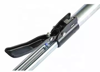 Barre de cargaison télescopique résistante d'acier inoxydable support de triangle de 38mm zingage de norme industrielle pour des camions de fourgons de cargaison