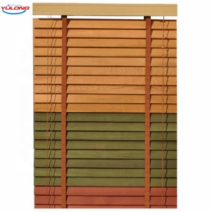 Stores en <span class=keywords><strong>bois</strong></span> de paulownia en tilleul de haute qualité Stores de couleur en <span class=keywords><strong>bois</strong></span> naturel La couleur des lamelles peut être personnalisée - Product Image 4