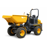 Livraison Gratuite Mini Camion Benne Hydraulique sur Roues de 3 Tonnes, Chargeur d'Ingénierie Diesel Conforme CE EPA de 3000 kg