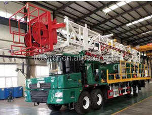 แท่นซ่อมบ่อน้ำมันแบบเคลื่อนที่บนบก ความลึก 4500 เมตร รับน้ำหนัก 100 ตัน ใช้ตะขอสำหรับงานซ่อมบ่อน้ำมันหนัก - Product Image 3