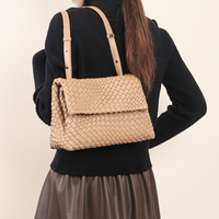 Sacs à bandoulière en cuir PU souple pour femmes, design de luxe personnalisé, mode automne, doublure en polyester
