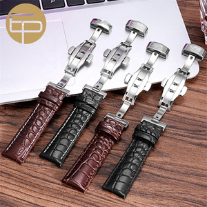 diversi colori del cuoio genuino di vitello cinturini per orologi commercio all'ingrosso di 12 14 16 18 20 22 24mm - Product Image 4
