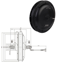 Roue de vélo électrique automatique avec moteur 48V 500W F39 F40 moteur de roue de vélo électrique