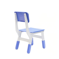 Chaise en plastique de conception nouvelle, mobilier de maternelle, chaise en plastique moderne et colorée pour enfants