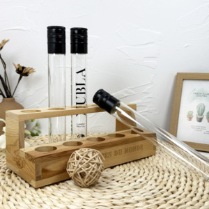 Tubes à essai en verre transparent en gros avec bouchon à vis en aluminium pour l'emballage du produit - Product Image 3