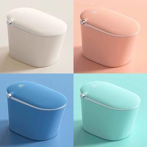 WC intelligent monobloc en céramique couleur macaron, le plus bien noté, idéal pour les maisons d'hôtes - Product Image 2