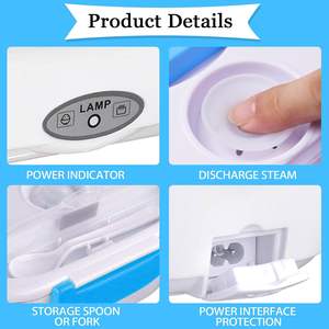 110V/12V Portable Food Heater <b>Lunch</b> <b>Box</b> / Removable Plastic Container Heated Electric Lunchbox for Car and Home - Product Image 5