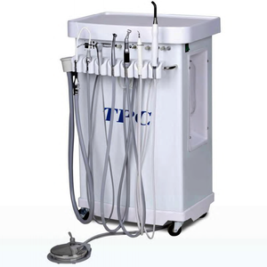 Unità dentale portatile per armadio di consegna Mobile ortodontico TPC omologata CE con compressore d'aria e pompa per vuoto ed espulsore di Saliva e <span class=keywords><strong>HVE</strong></span> - Product Image 1