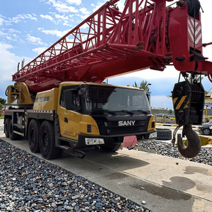 Sử dụng 80 tấn 5 phần <span class=keywords><strong>Telescopic</strong></span> Boom cẩu di động stc800 sử dụng xe tải cẩu cho Sany - Product Image 2