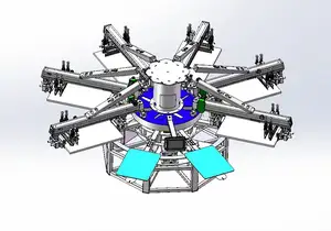 Chegada nova Automatic 6 cor 8 estação de Máquina de Impressão Da Tela De Matéria Têxtil Da Tela de Seda T-shirt Impressora Com o Flash Dryer