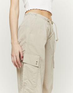 <span class=keywords><strong>Pantaloni</strong></span> da paracadute a vita media alla moda <span class=keywords><strong>pantaloni</strong></span> Cargo Capri larghi regolabili da <span class=keywords><strong>donna</strong></span> - Product Image 5