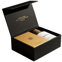Boîte à parfum magnétique haut de gamme personnalisée avec doublure en éponge, certifiée ISO9001, emballage cadeau pour cosmétiques et sérums de soin de la peau